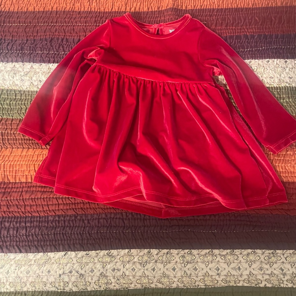 Red Velvet Kids Dress